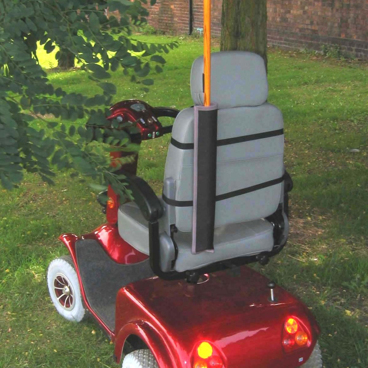 Soporte baston para scooter electrico