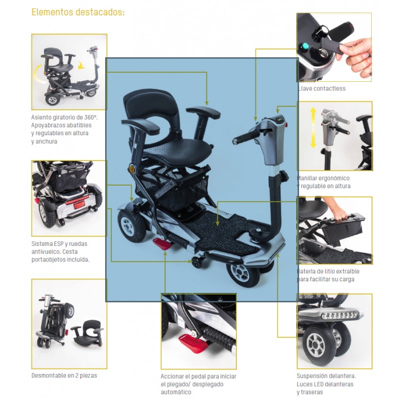 scooter eléctrico plegable I-Elite
